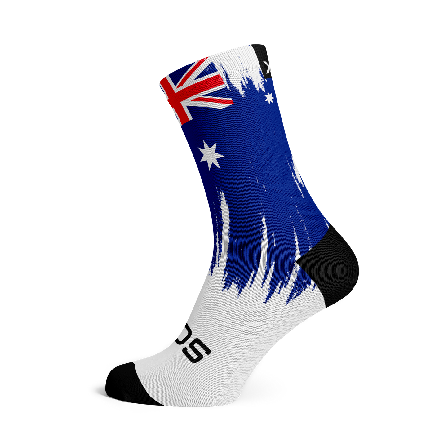 Australia Splash Flag Crew Socks