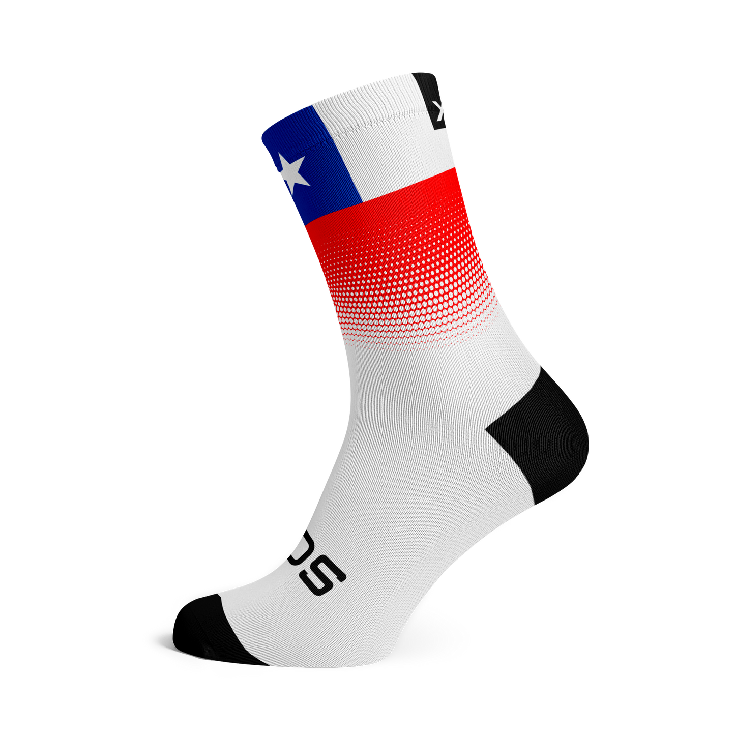 Chile Flag Crew Socks
