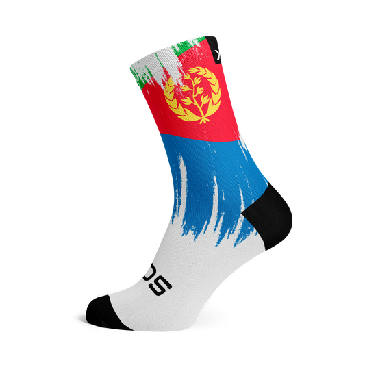 Eritrea Splash Flag Crew Socks
