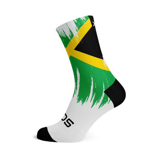 Jamaica Splash Flag Crew Socks