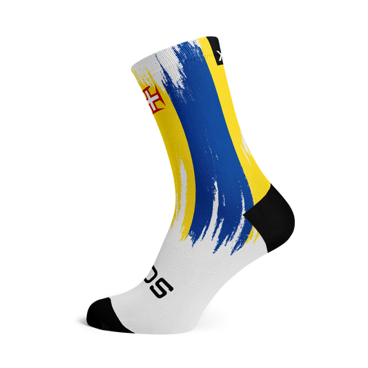 Madeira Splash Flag Crew Socks