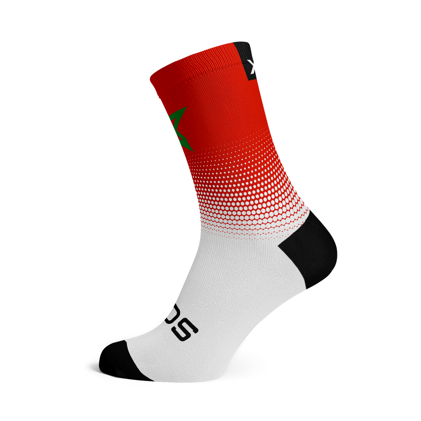 Morocco Flag Crew Socks