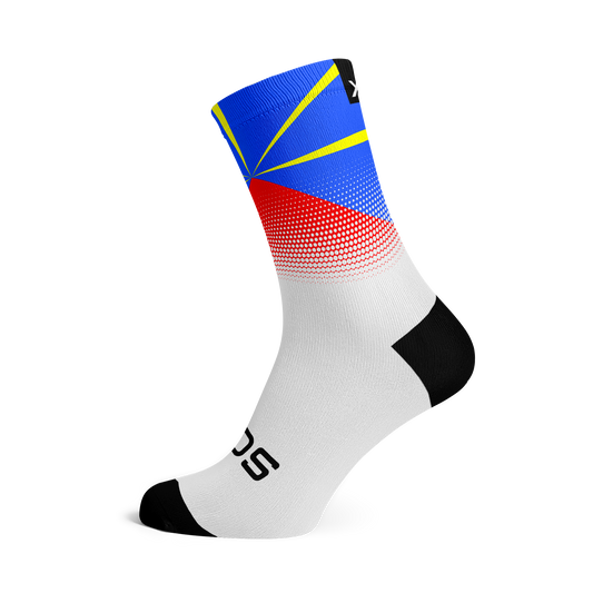 Reunion Island Flag Crew Socks