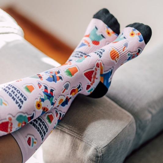 Gnomes Knee High Socks