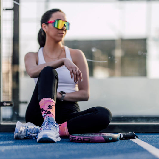 Criss Cross Padel Crew Socks