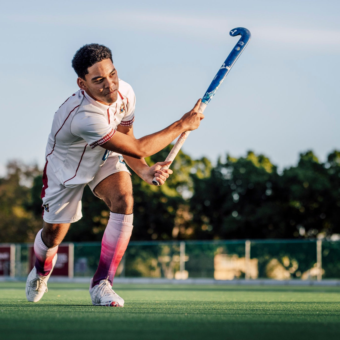 Berry Glow Hockey Socks