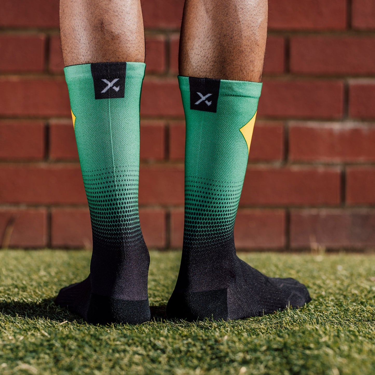 Brazil Flag Crew Socks