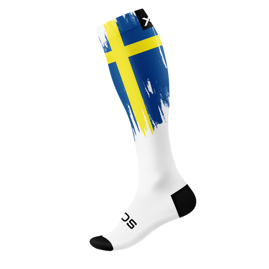Sweden Splash Knee High Socks