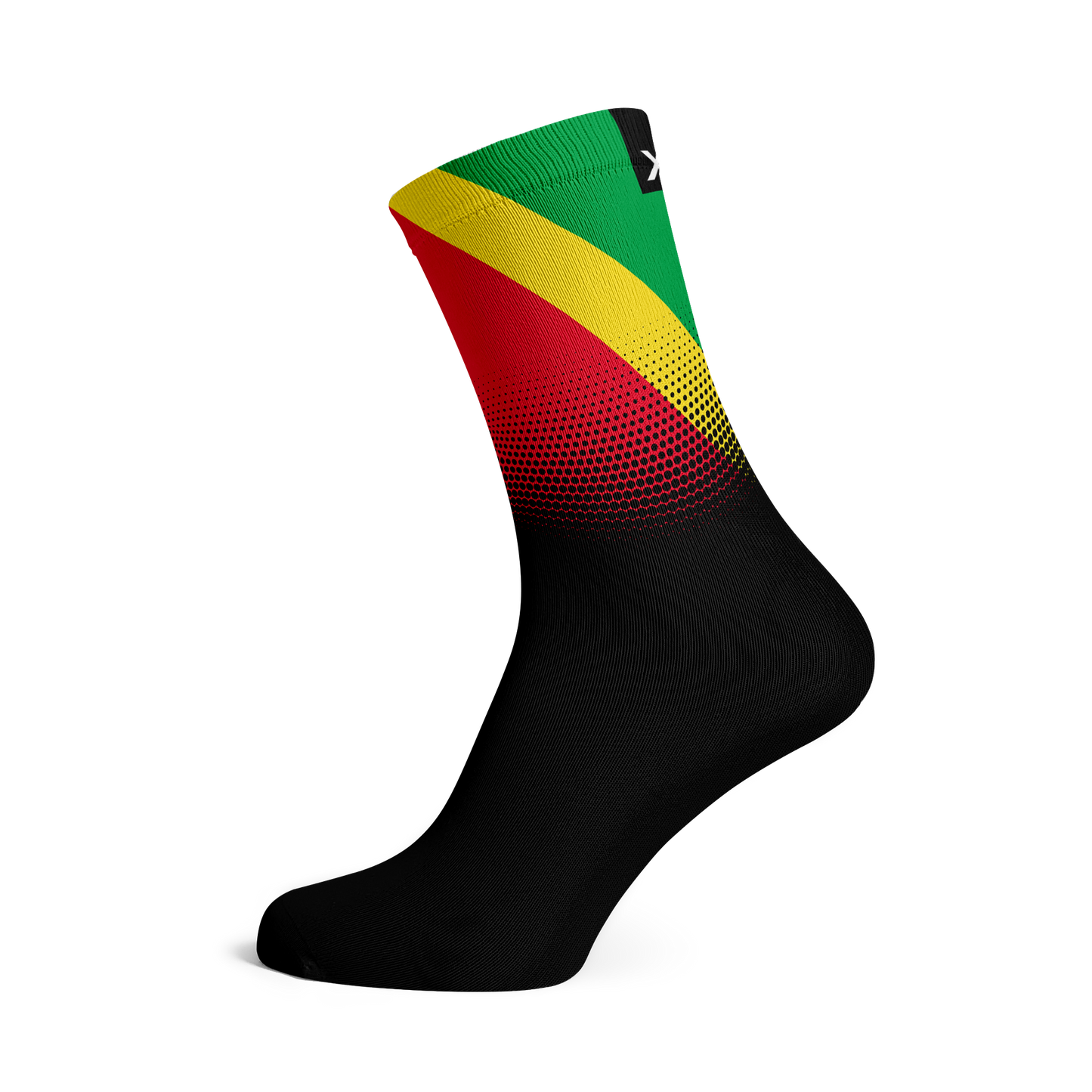 Republic of the Congo Flag Crew Socks