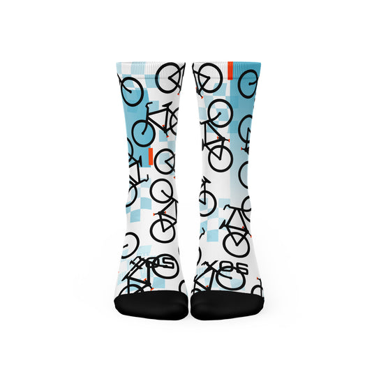 Bikes 2.0 Crew Socks