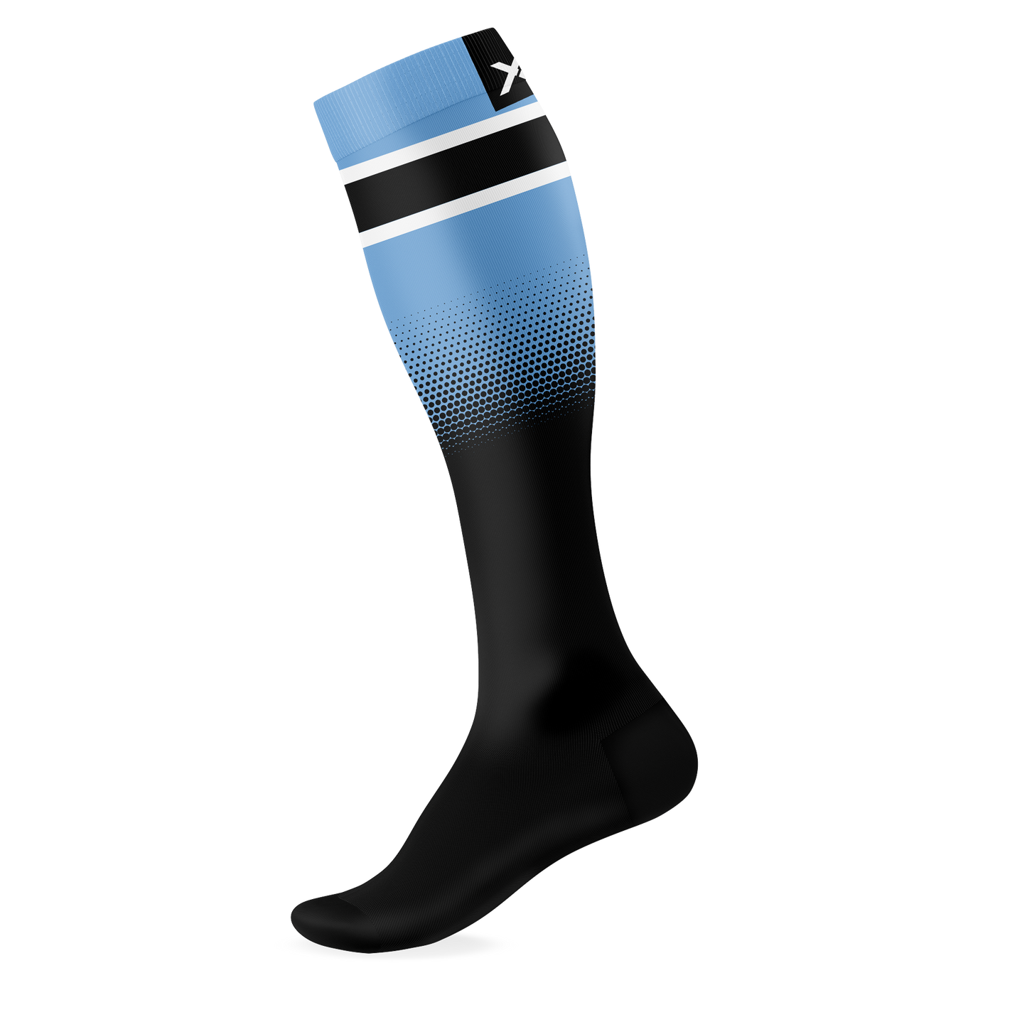 Botswana Flag Knee High Socks