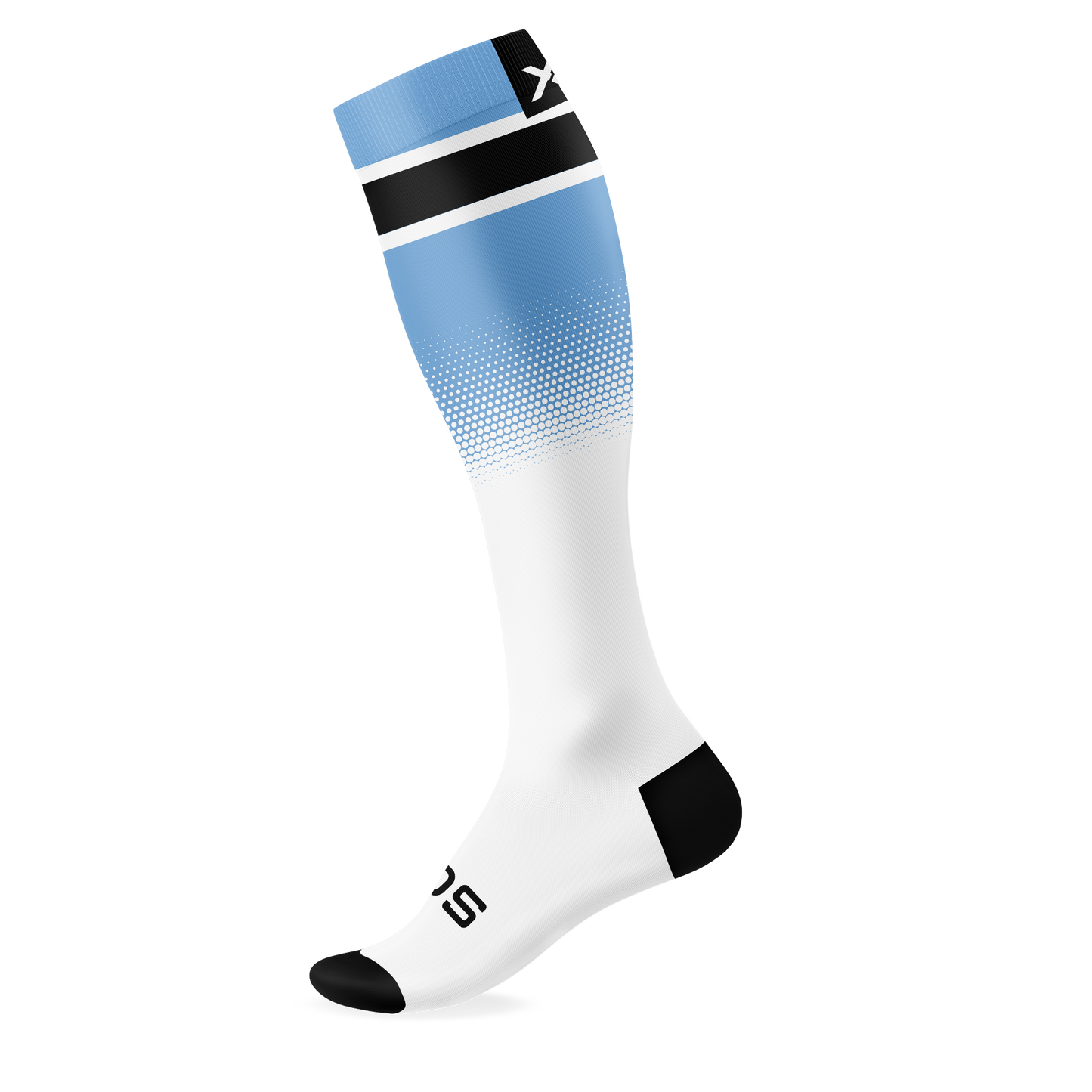 Botswana Flag Knee High Socks