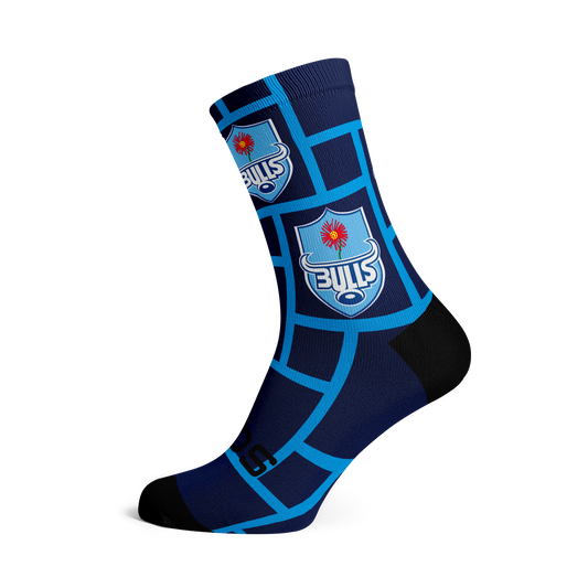 Bulls Square Rugby Crew Socks