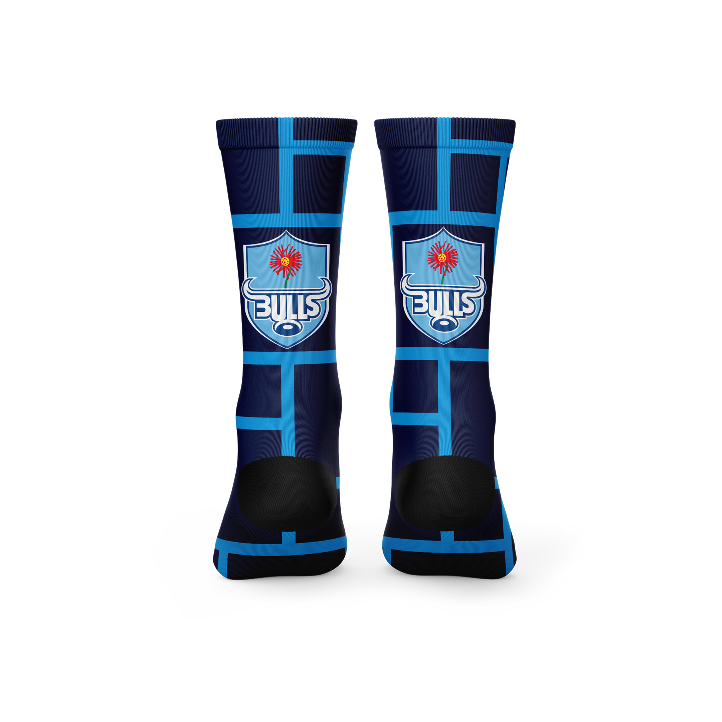 Bulls Square Rugby Crew Socks
