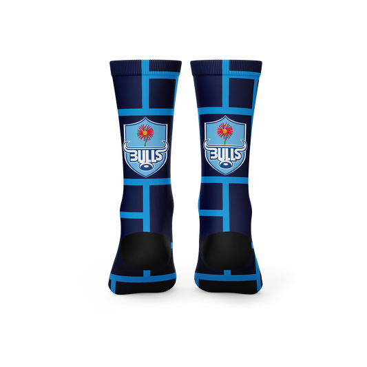 Bulls Square Rugby Crew Socks