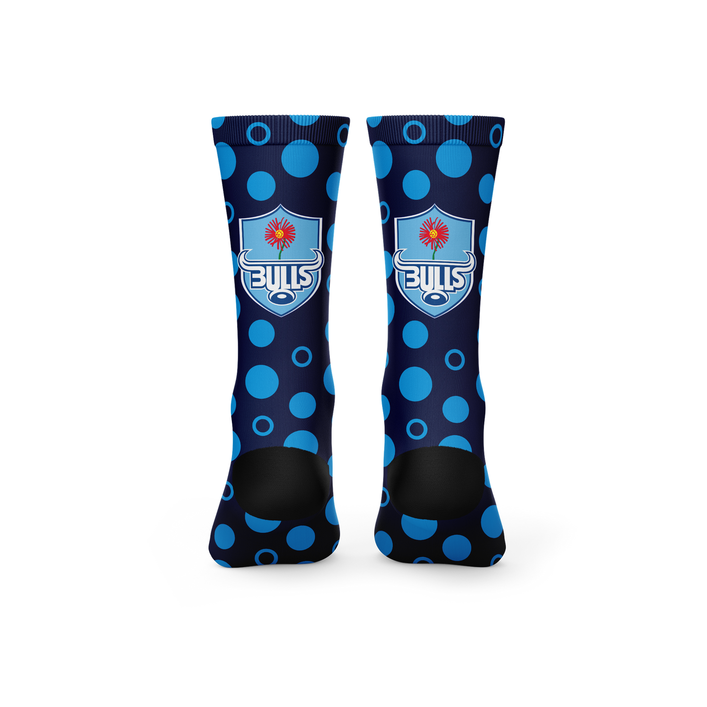 Bulls Polkadot Rugby Crew Socks