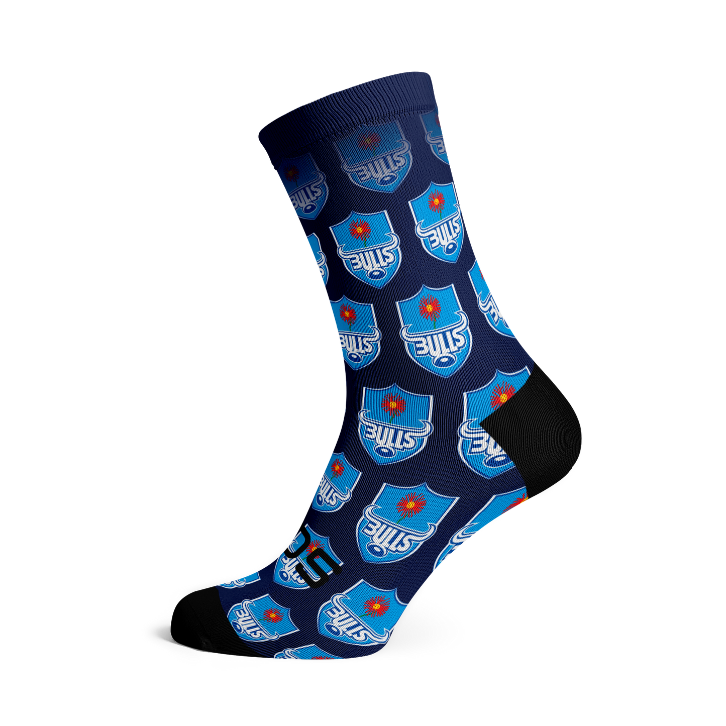 Bulls Logo Rugby Crew Socks