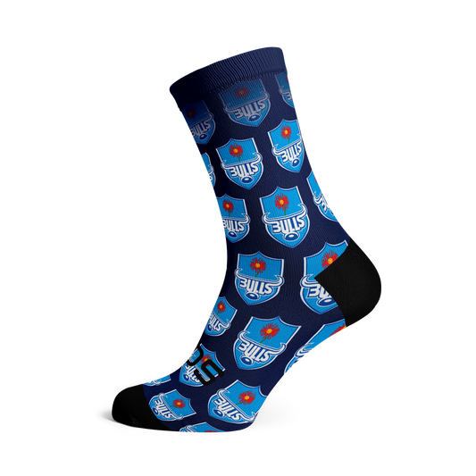 Bulls Logo Rugby Crew Socks
