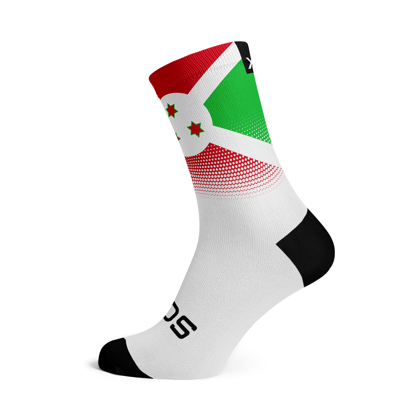 Burundi Flag Crew Socks