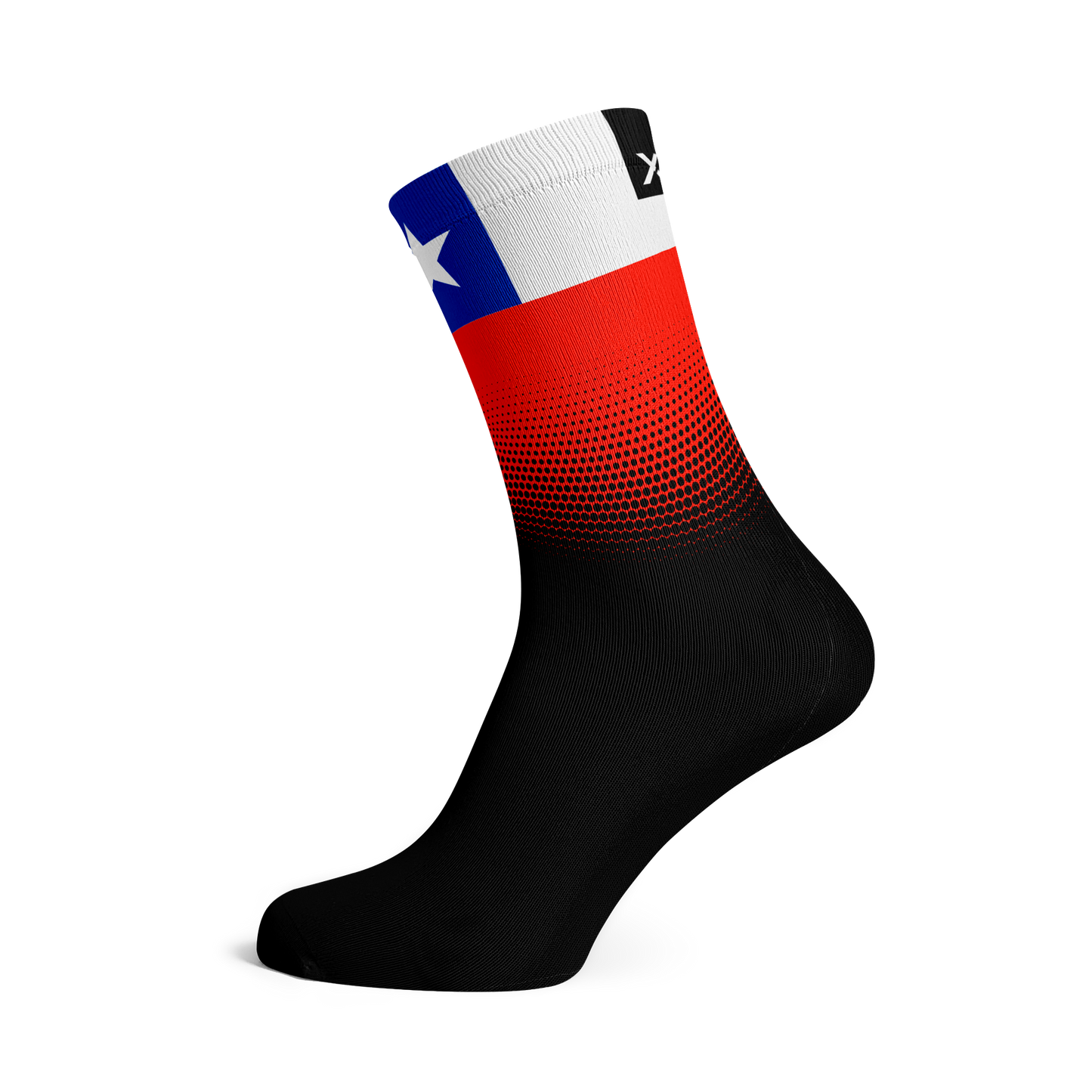 Chile Flag Crew Socks