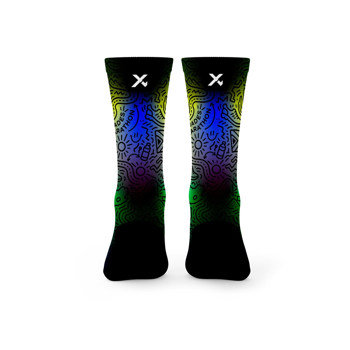 Comrades Marathon Sunrise Crew Socks