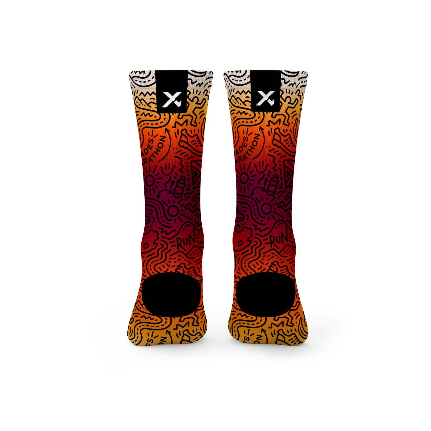 Comrades Marathon Sunset Crew Socks