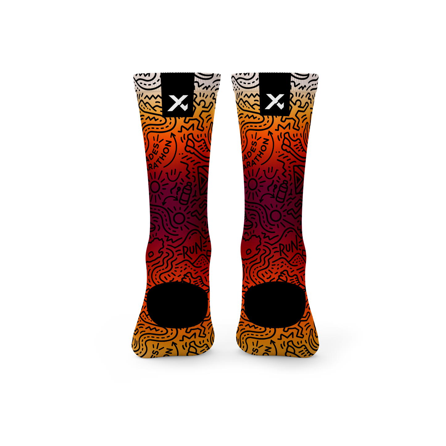 Comrades Marathon Sunset Crew Socks