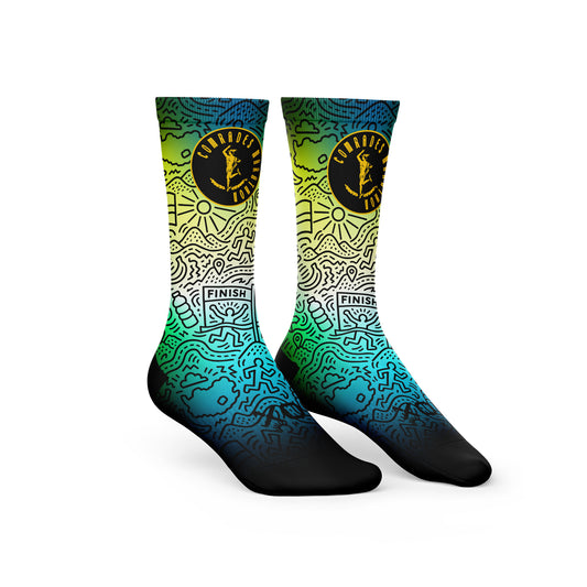 Comrades Marathon Sunrise Crew Socks
