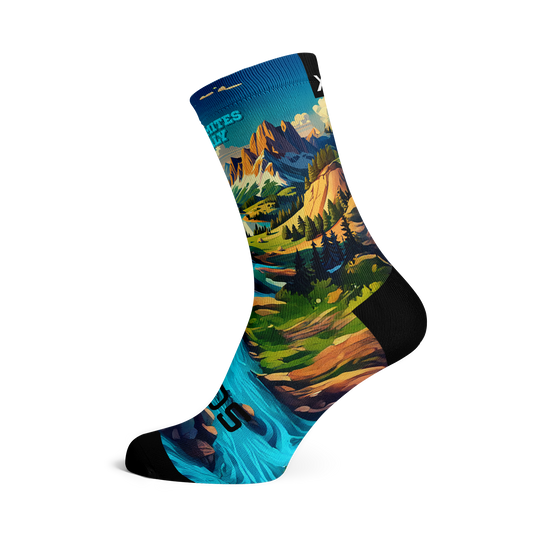 Dolomites River Crew Socks