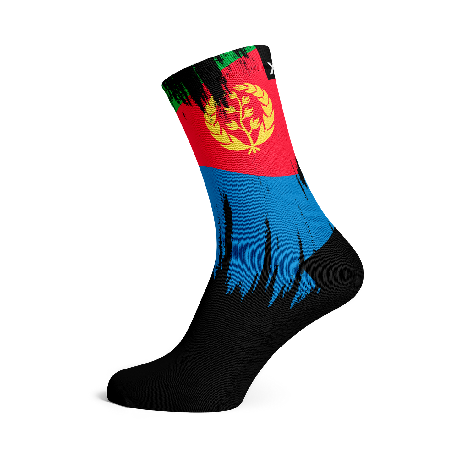 Eritrea Splash Flag Crew Socks