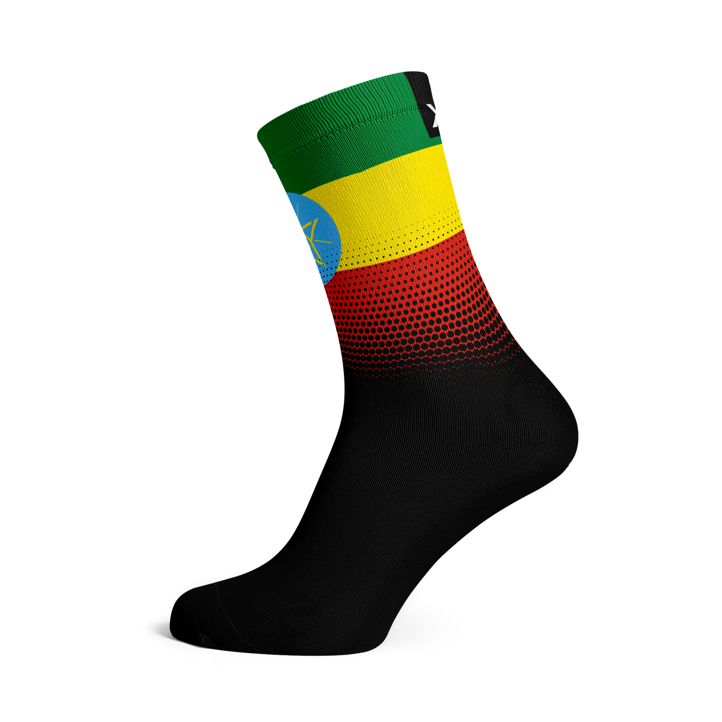 Ethiopia Flag Crew Socks