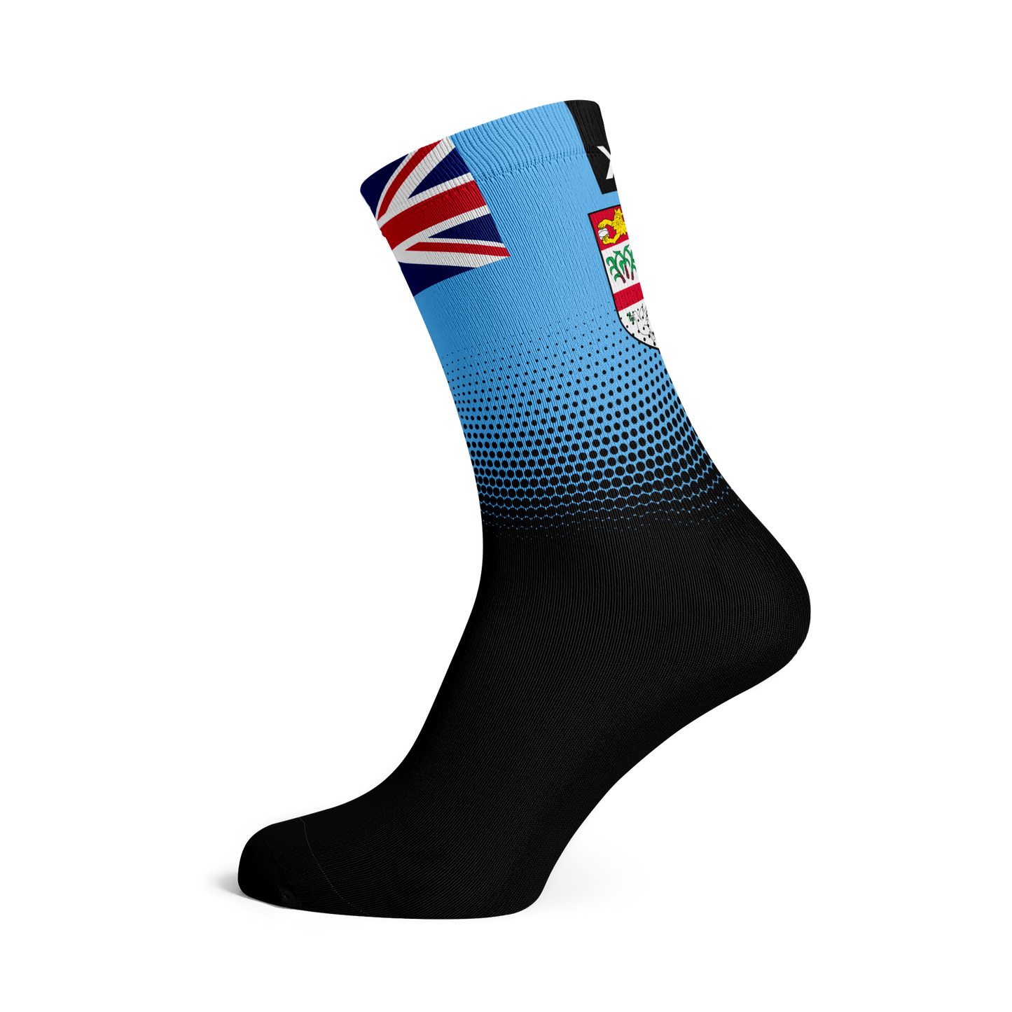Fiji Flag Crew Socks
