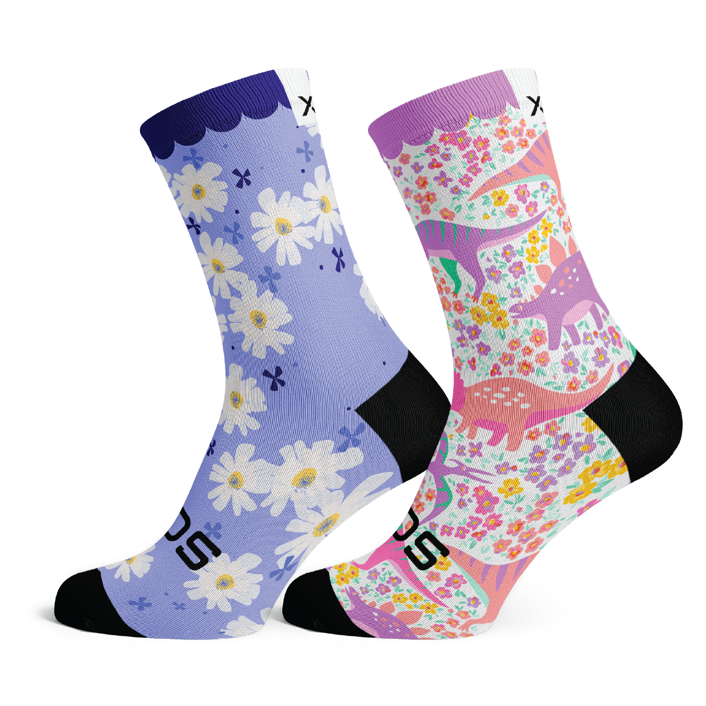 Wonderland + Garden Fairy Kids Crew Socks Combo