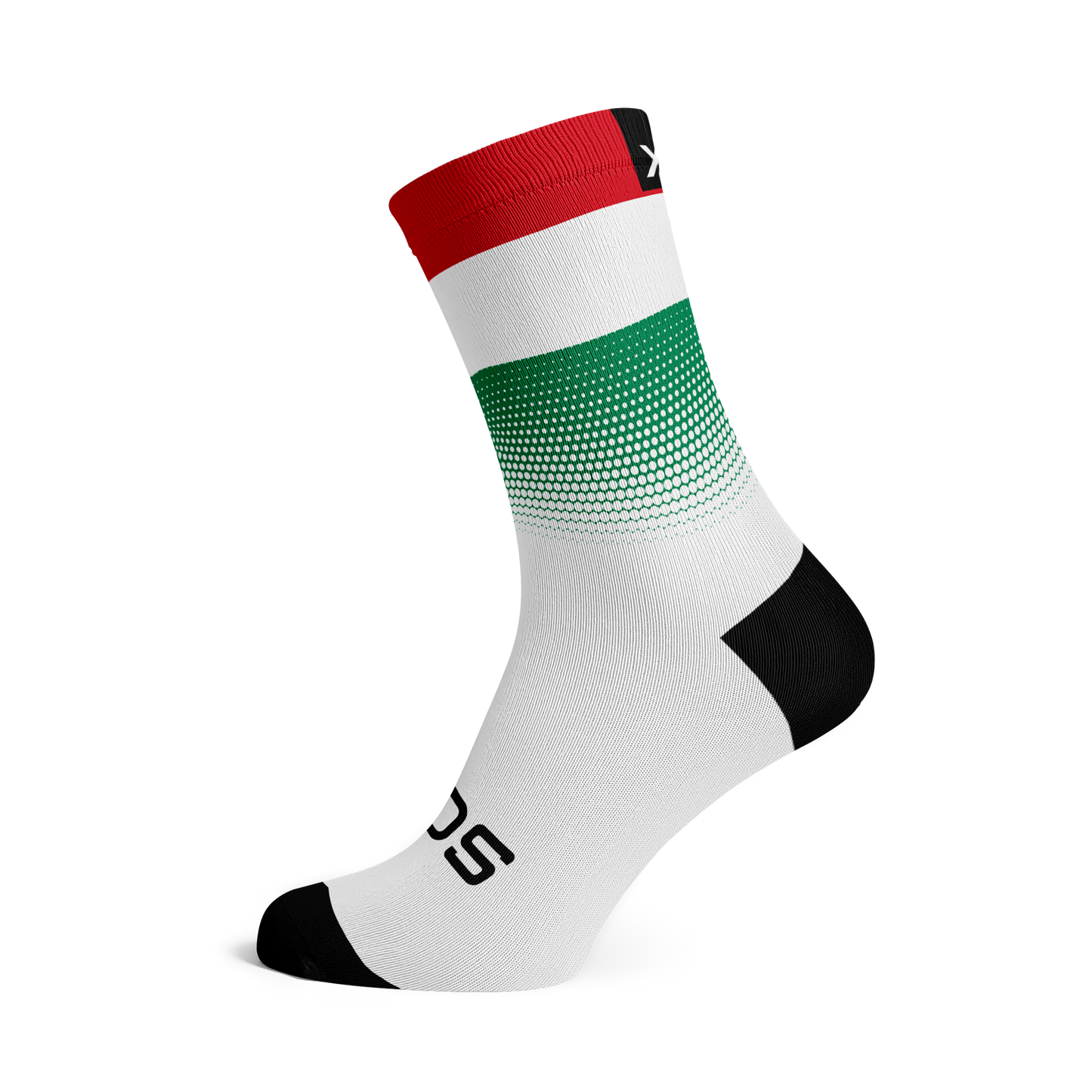Hungary Flag Crew Socks
