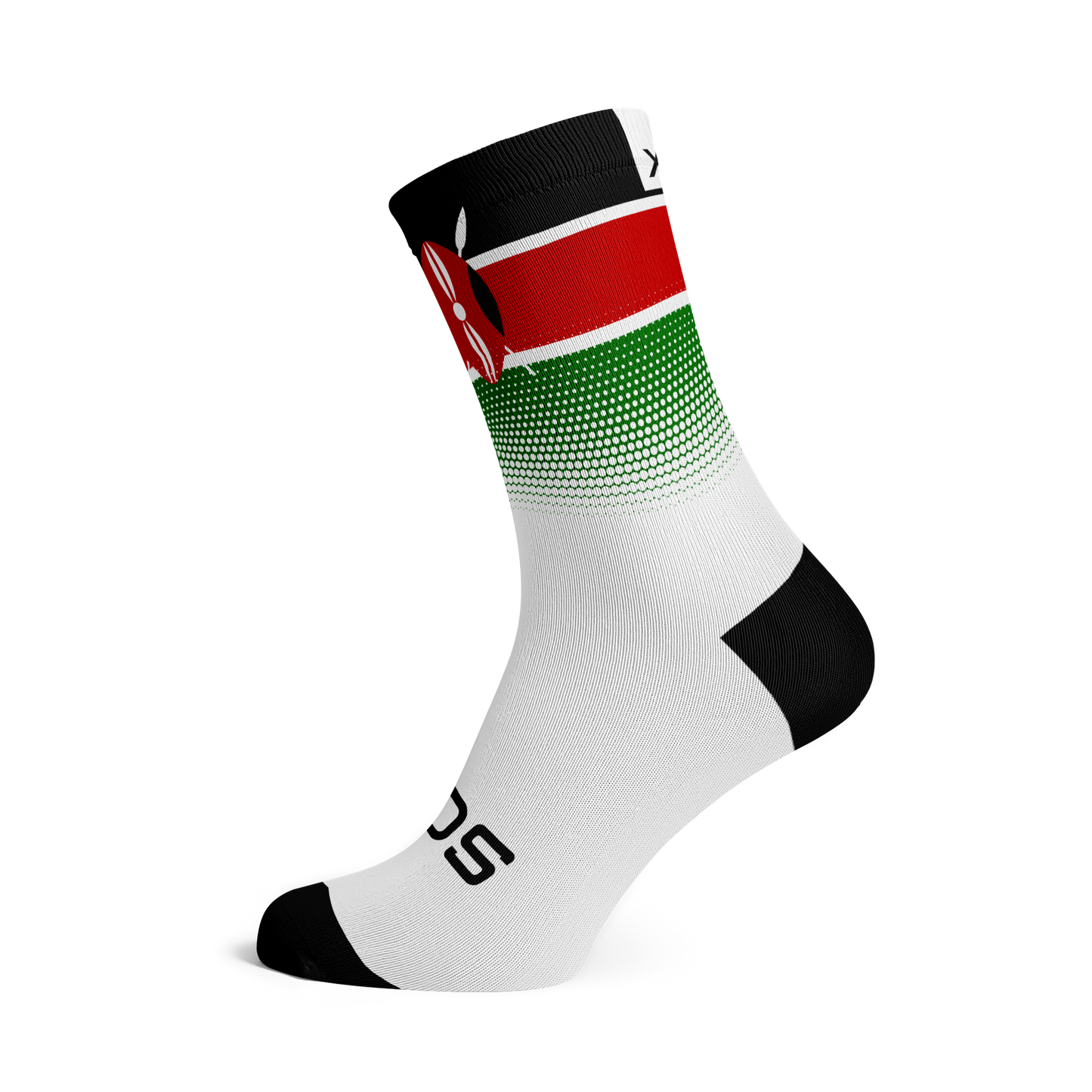 Kenya Flag Crew Socks