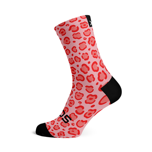 Pink Leopard Socks