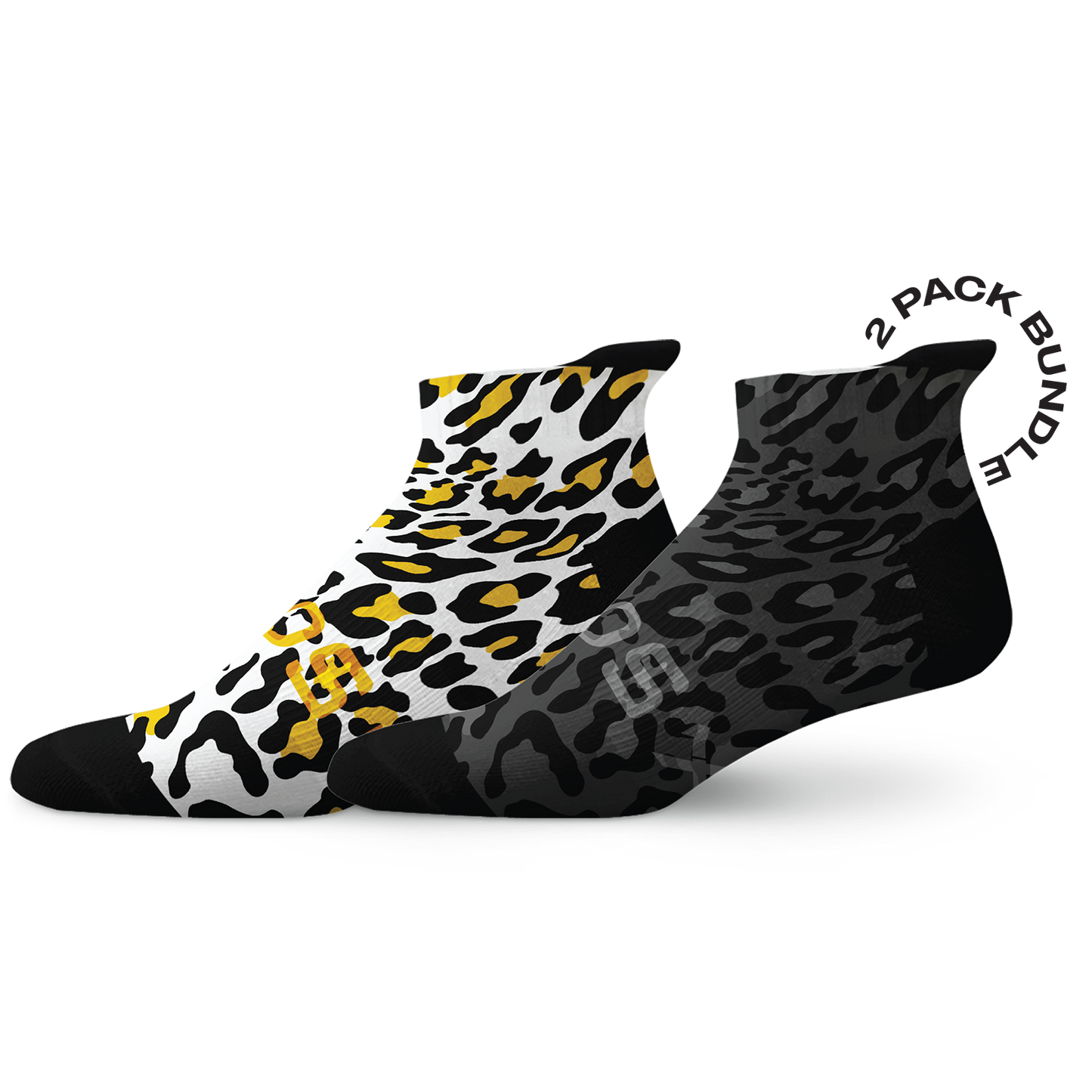 Leopard Tab Combo Socks