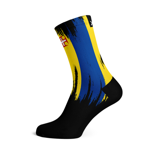 Madeira Splash Flag Crew Socks