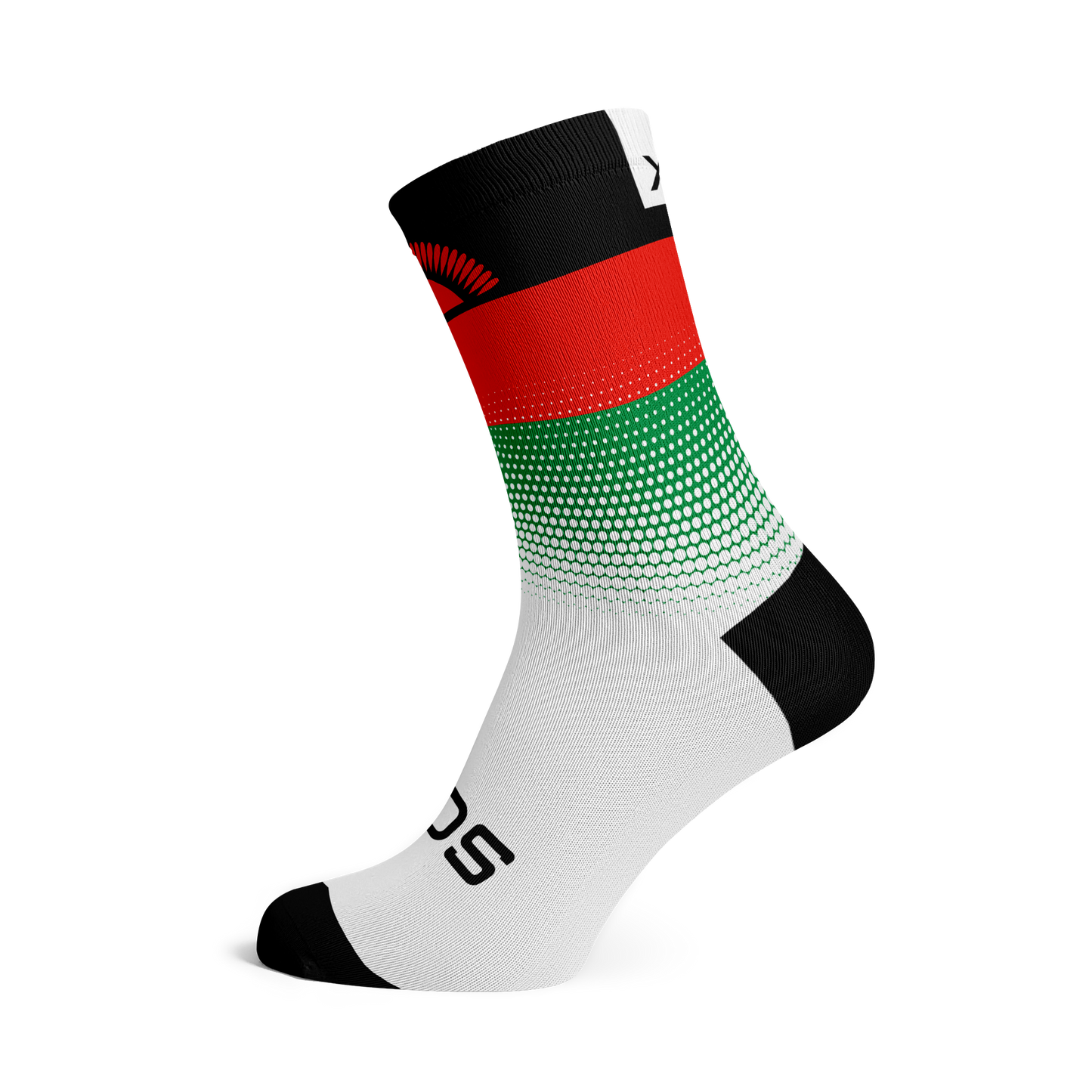 Malawi Flag Crew Socks