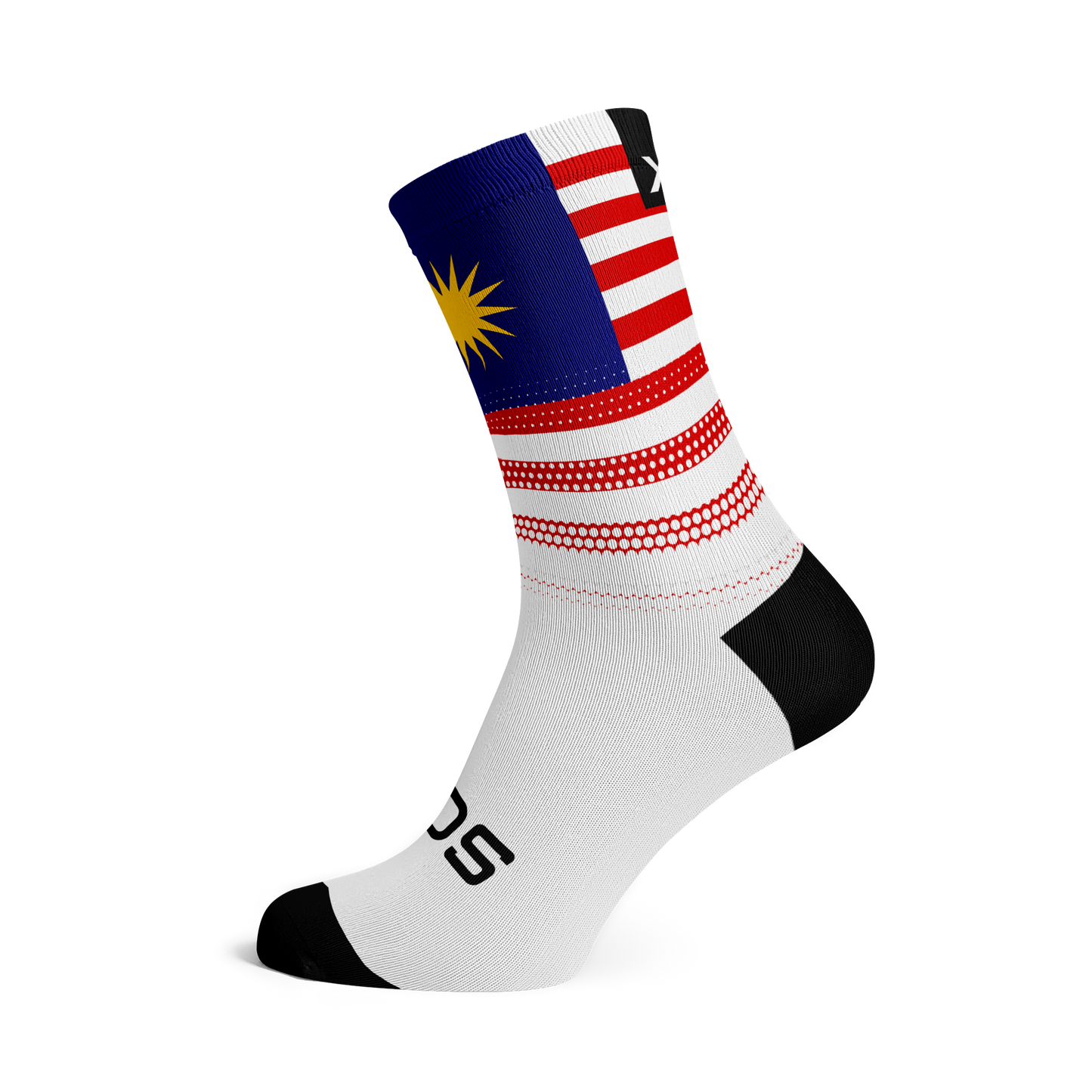 Malaysia Flag Crew Socks