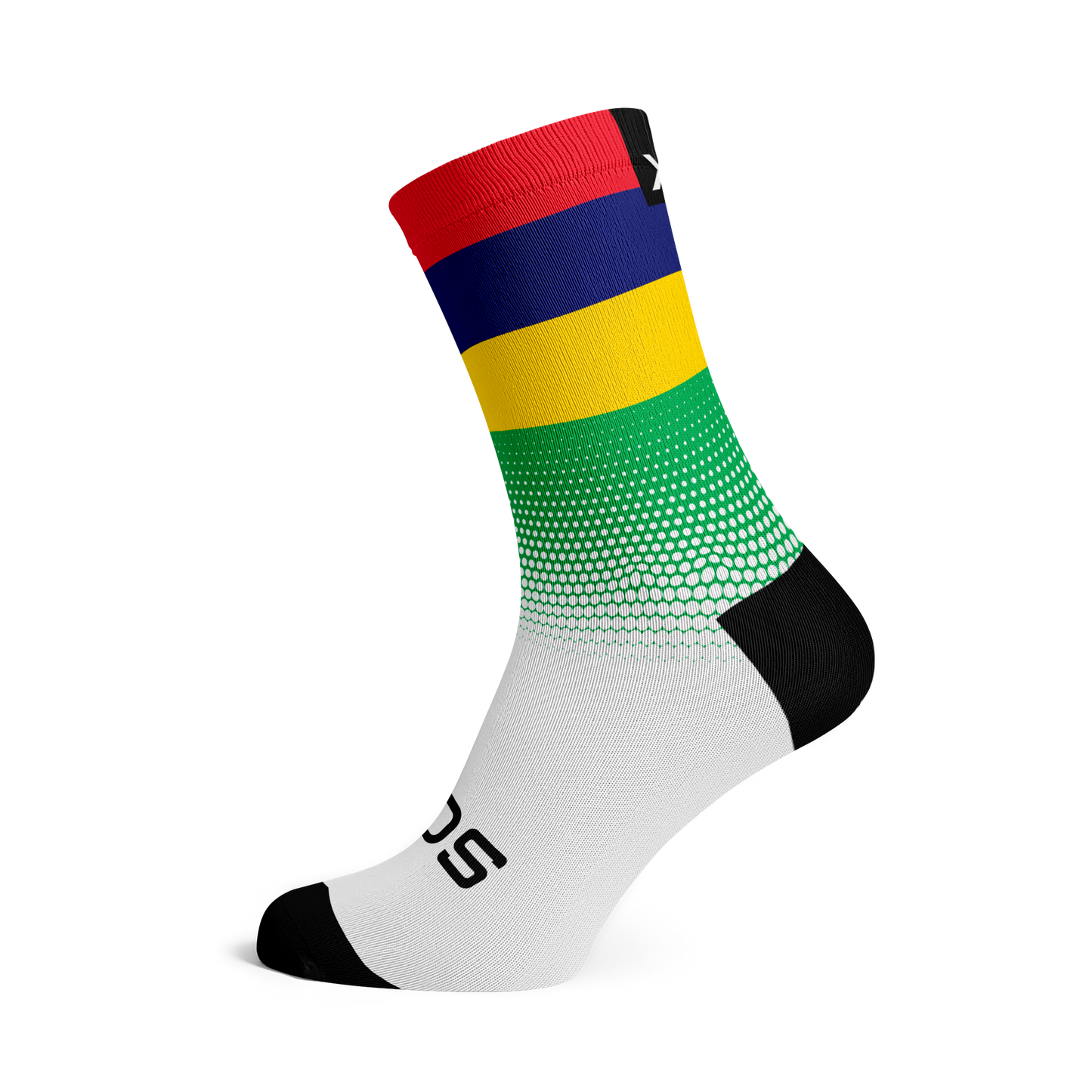 Mauritius Flag Crew Socks