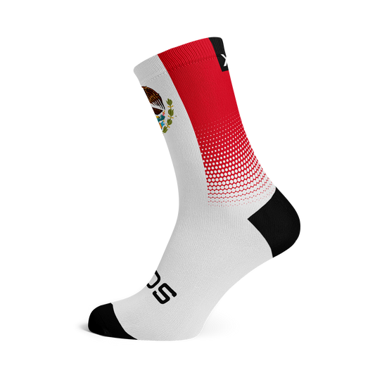 Mexico Flag Crew Socks