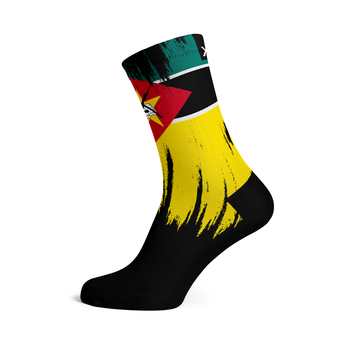 Mozambique Splash Flag Crew Socks