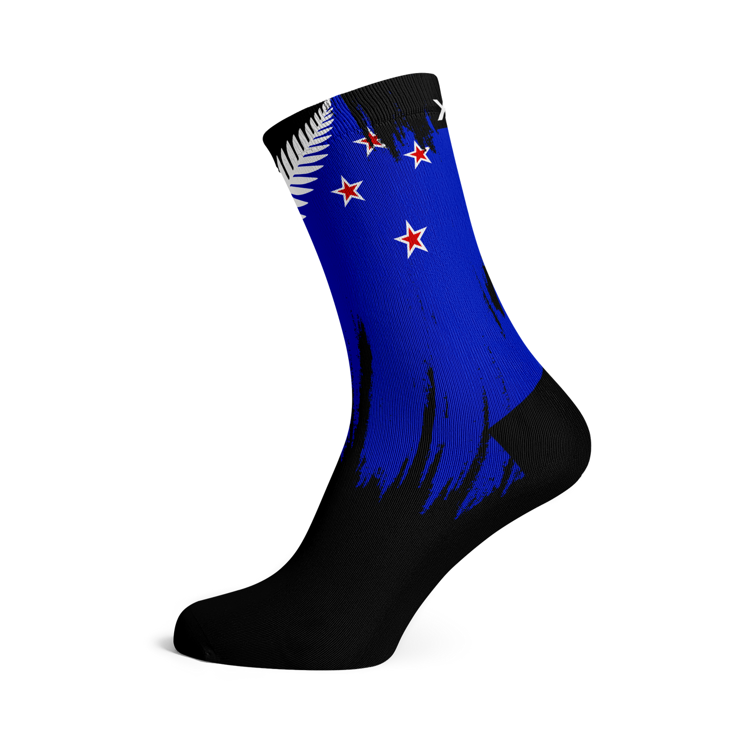 New Zealand Silver Fern Splash Crew Socks