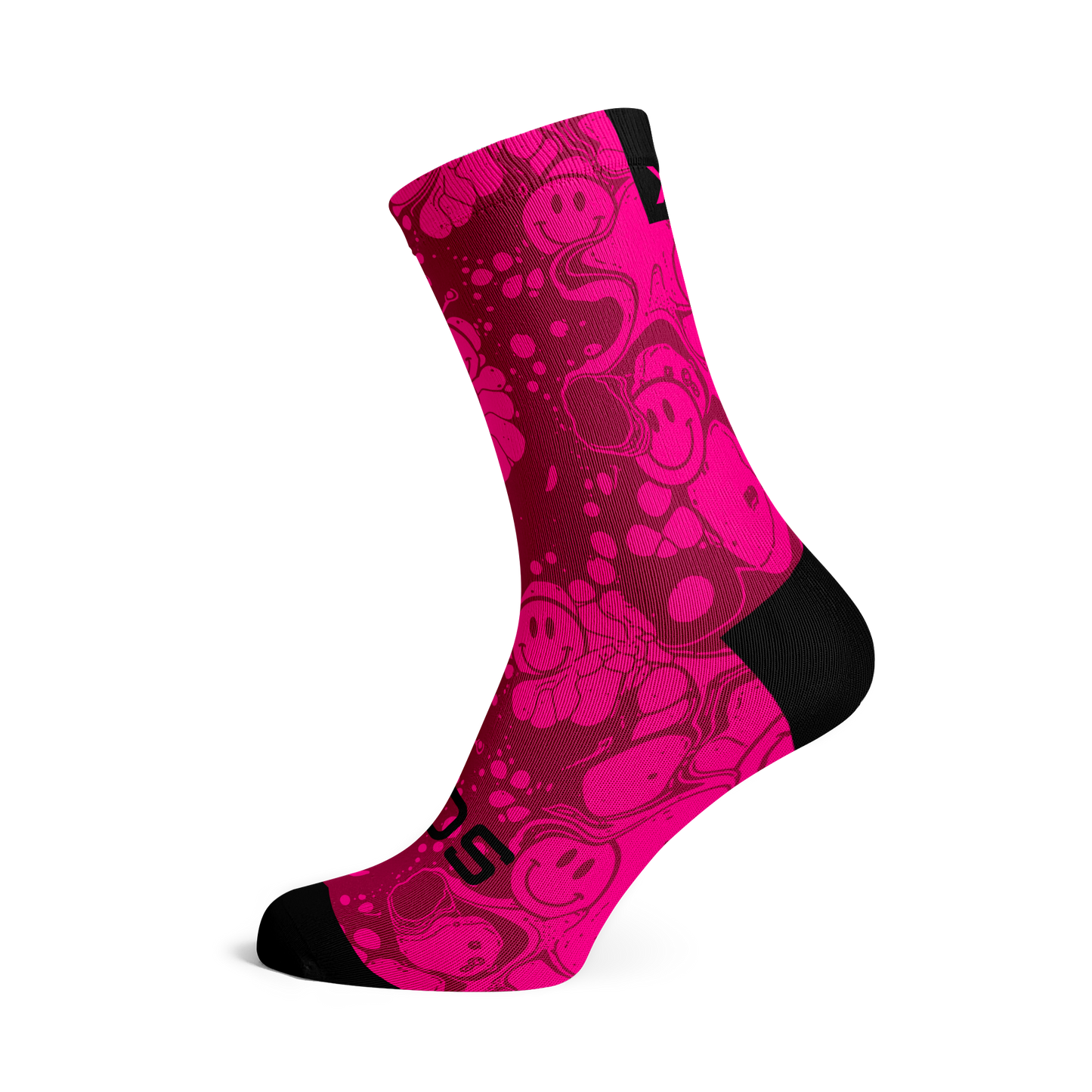 Neon Slide Pink Socks