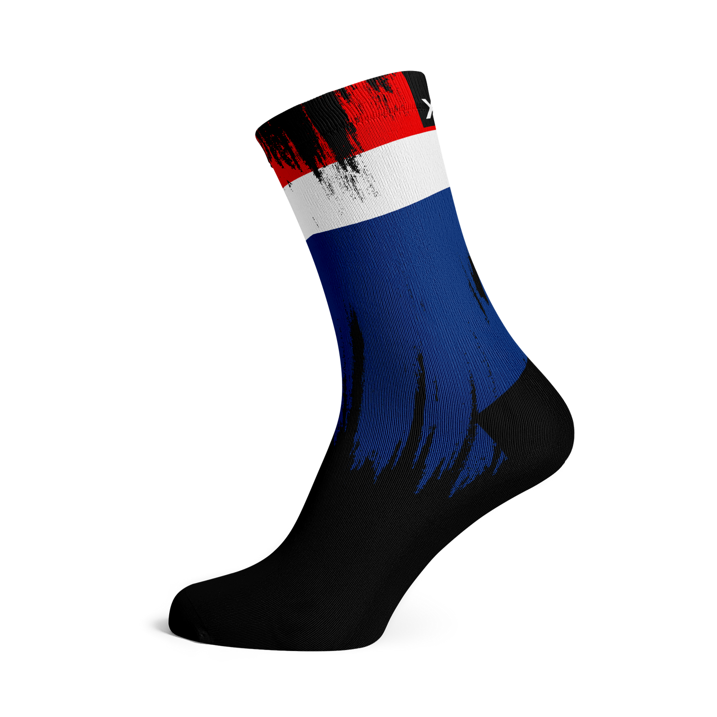 Netherlands Splash Flag Crew Socks
