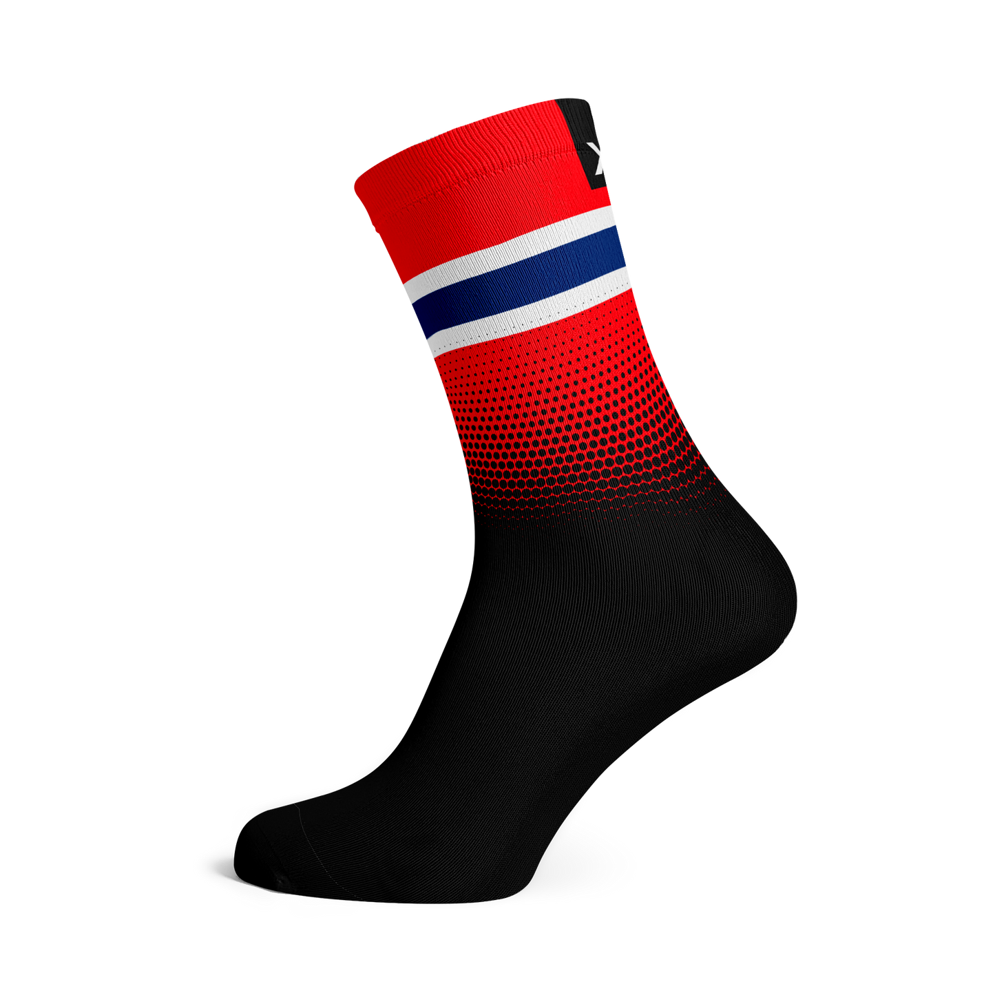 Norway Flag Crew Socks