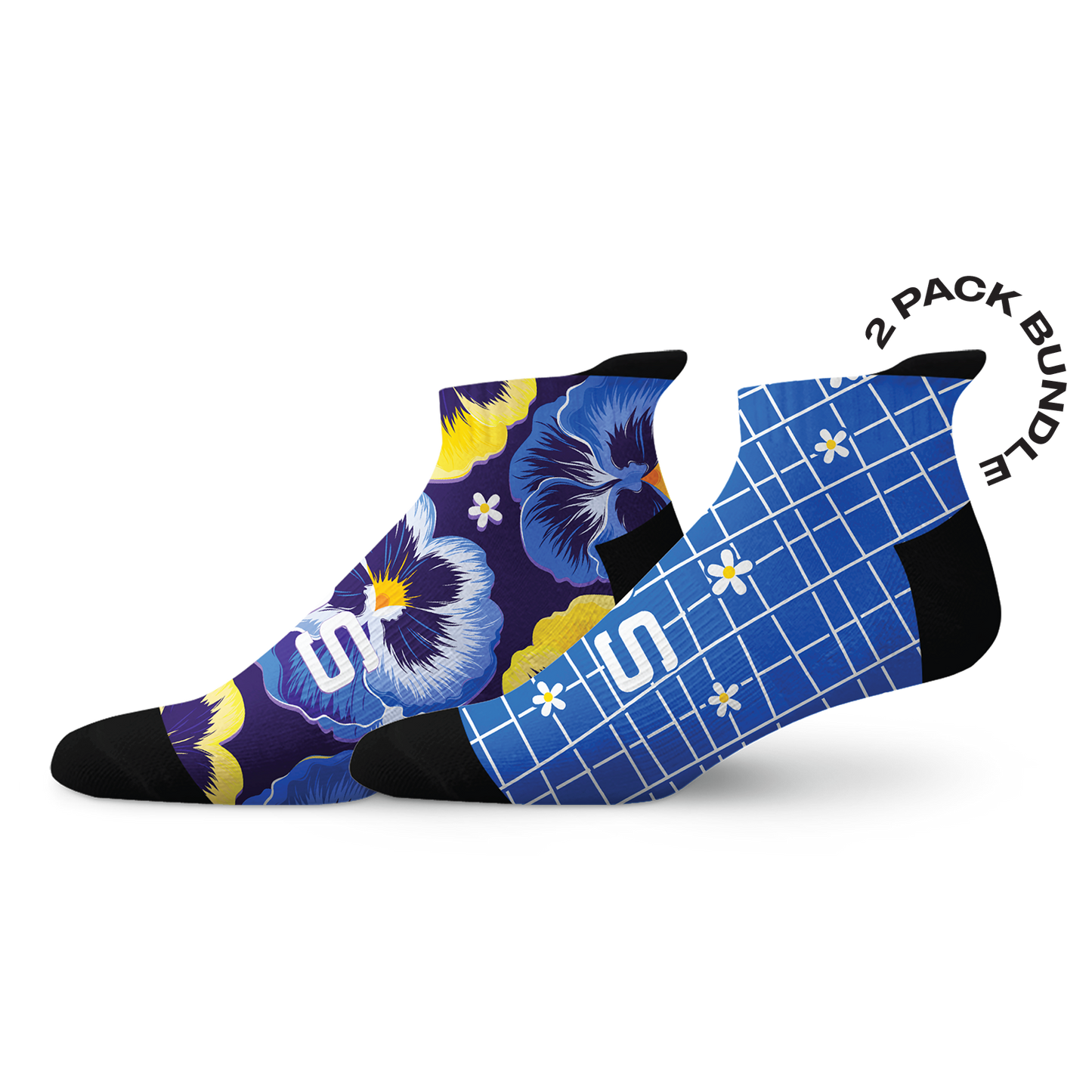 Pansy Tab Combo Socks
