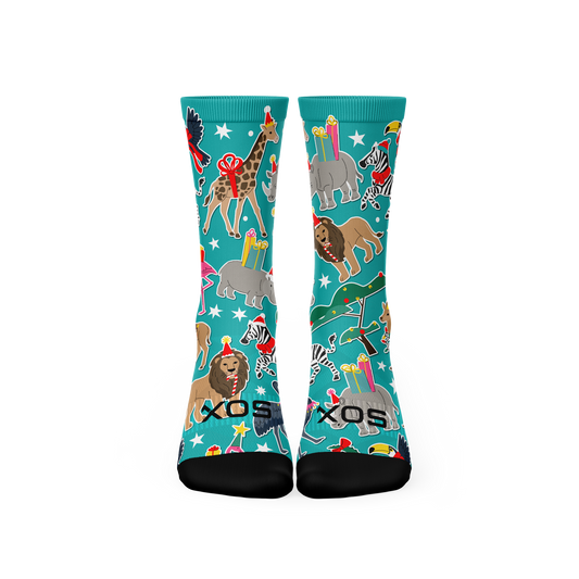 Party Animals Crew Socks