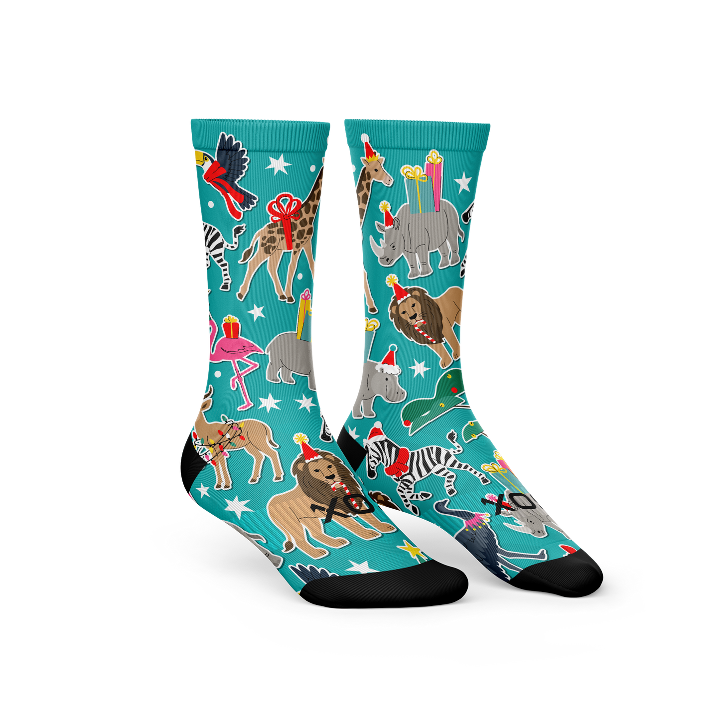Party Animals Crew Socks